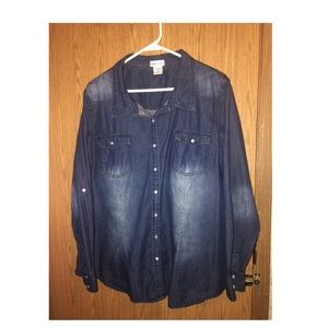 ❗️SALE❗️ Wet Seal denim shirt